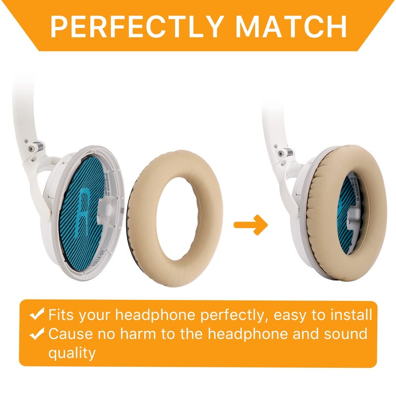YOCOWOCO Ear Pads for Bose QC25/QC35 II/QC35/QC15/AE2 AE2i AE2w Headphones Replacement Earpads Cushions for Bose Quietcomfort 35/Quiet Comfort 25/SoundTrue and SoundLink(AroundEar) - Image 4